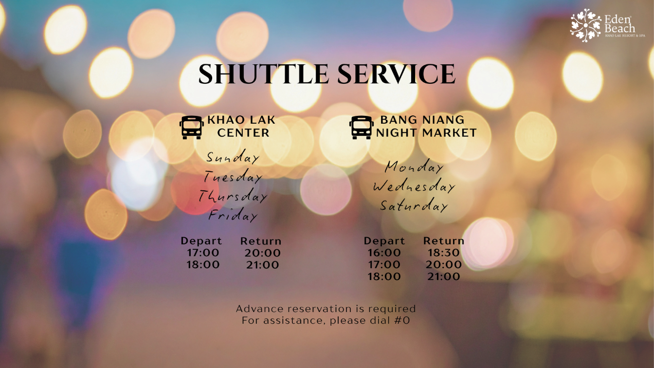Complimentary Shuttle Bus Service