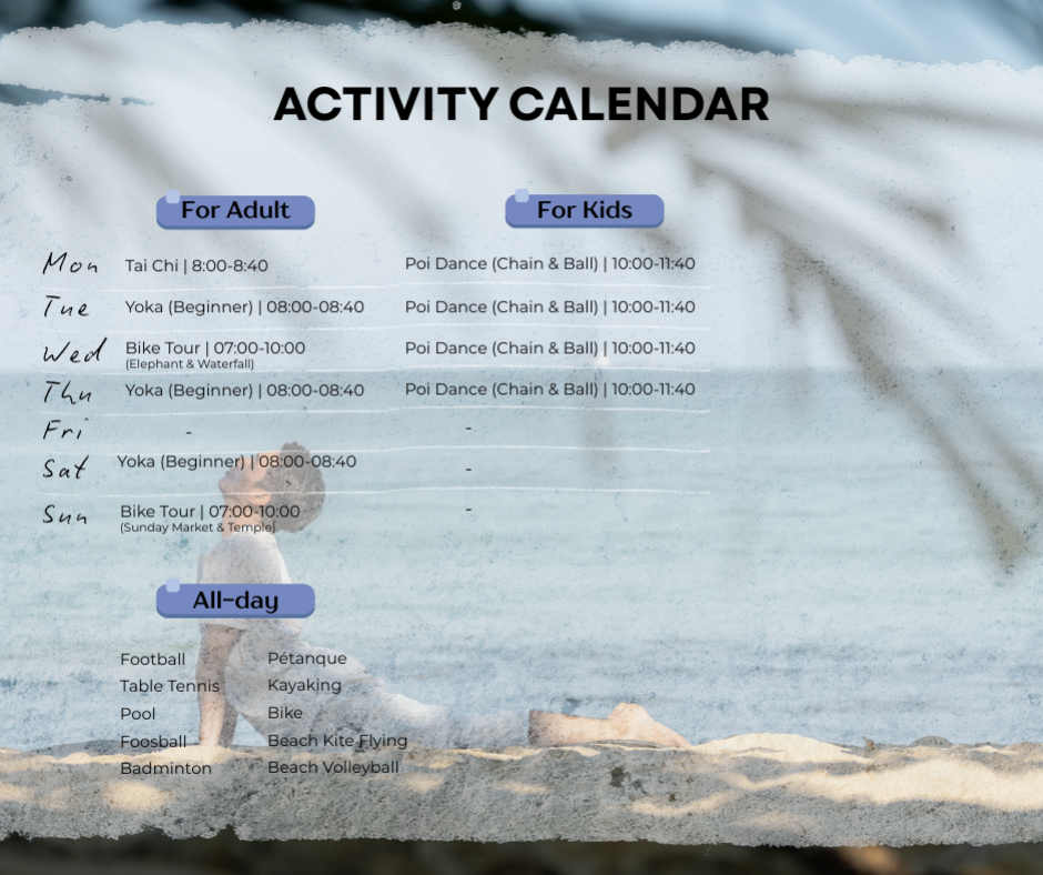 Activity Calendar