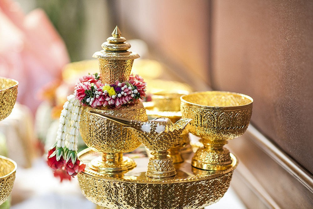 Thai And Western Wedding Ceremony