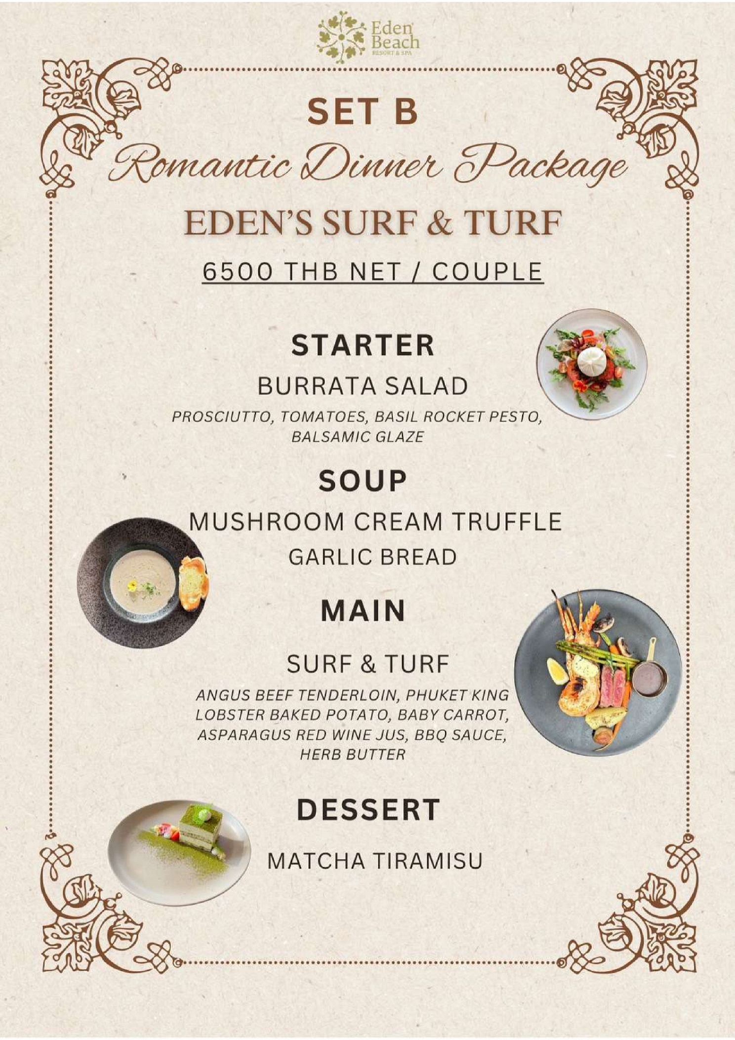 Package Romantic Dining