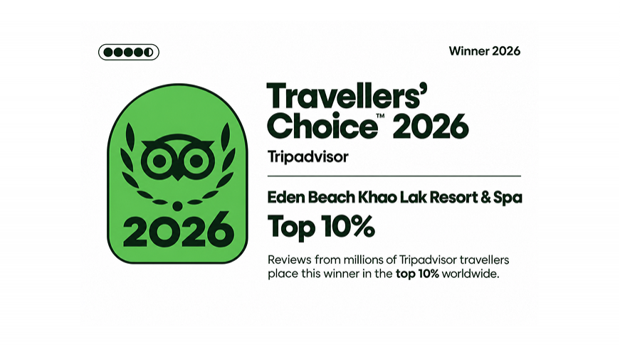 EDEN TripAdvisor Travelers' Choice Awards Winner 2026